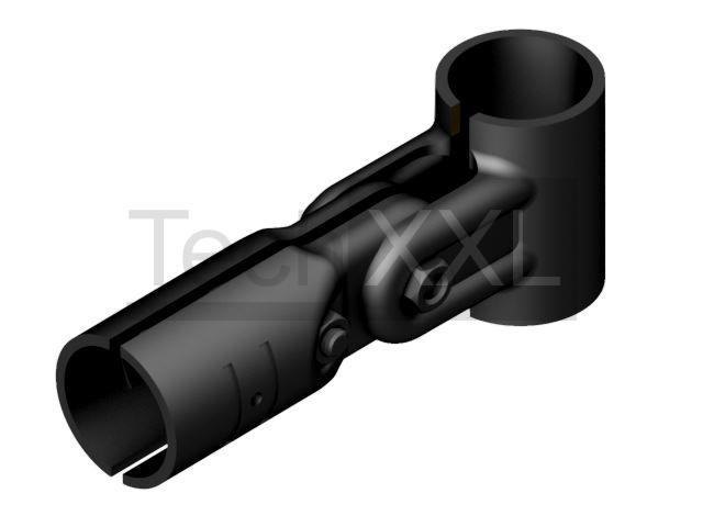对角连接器 D28, 黑, 旋转 180°, 难 兼容 Bosch DF-7B-V2